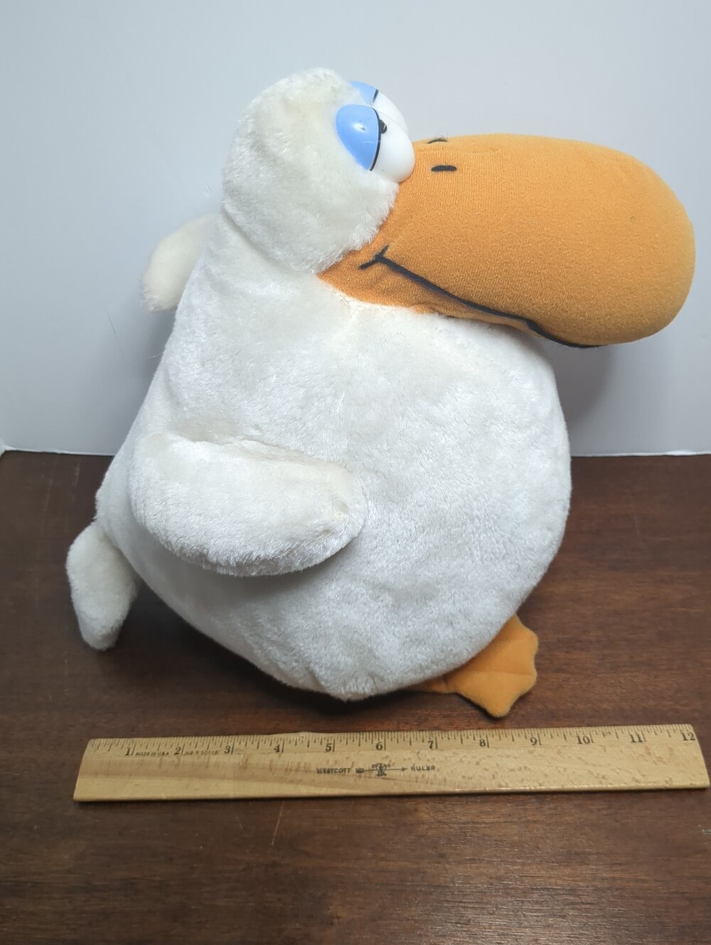 Vintage 1982 Wallace Berrie Goony Bird 12" Plush Stuffed Animal Weird Bird